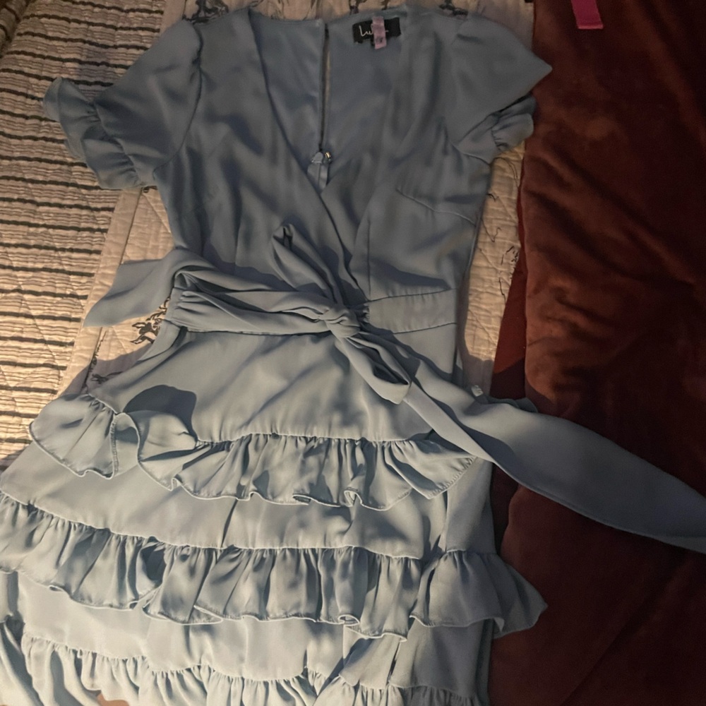 Cute blue lulus dress.